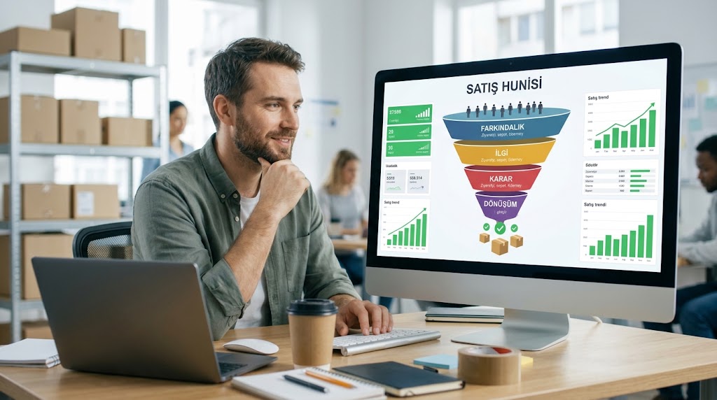 Satış Hunisi (Sales Funnel) İnşası: Ziyaretçiyi Adım Adım Müşteriye Dönüştürmek
